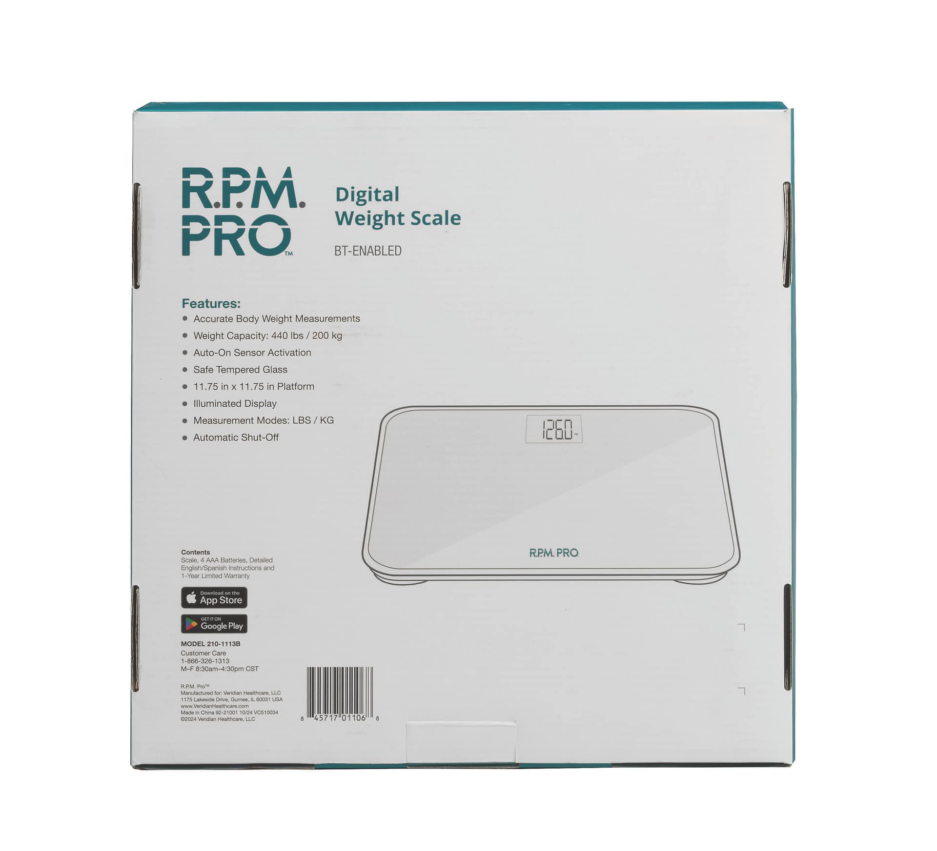 RPM Pro Digital Weight Scale Bluetooth - Image 3