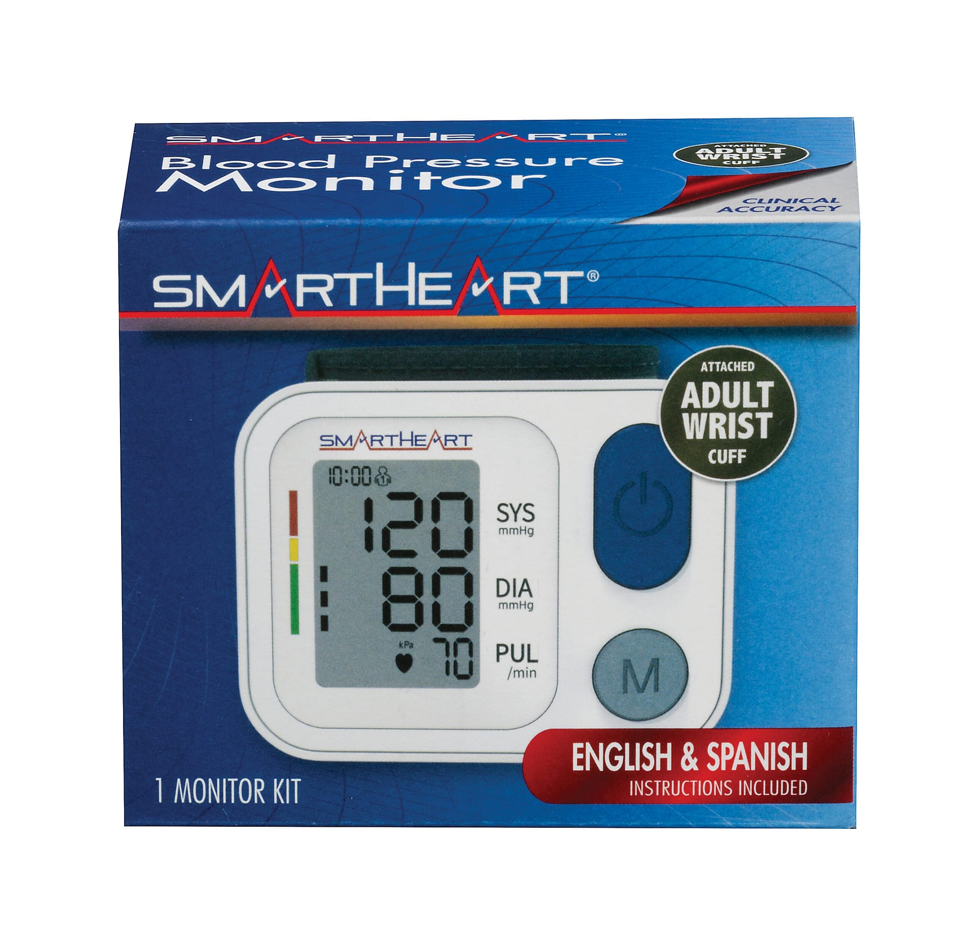 SmartHeart Automatic Digital Blood Pressure Wrist Monitor - Image 2